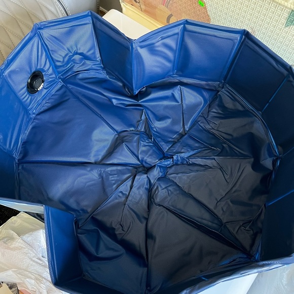 Pet Dog Swimming Pool, Portable PVC Pet Dog Pool, Collapsible Non-Slip Puppy - Picture 8 of 9